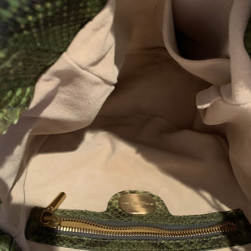 Donna Karen Python Handbag - image 3